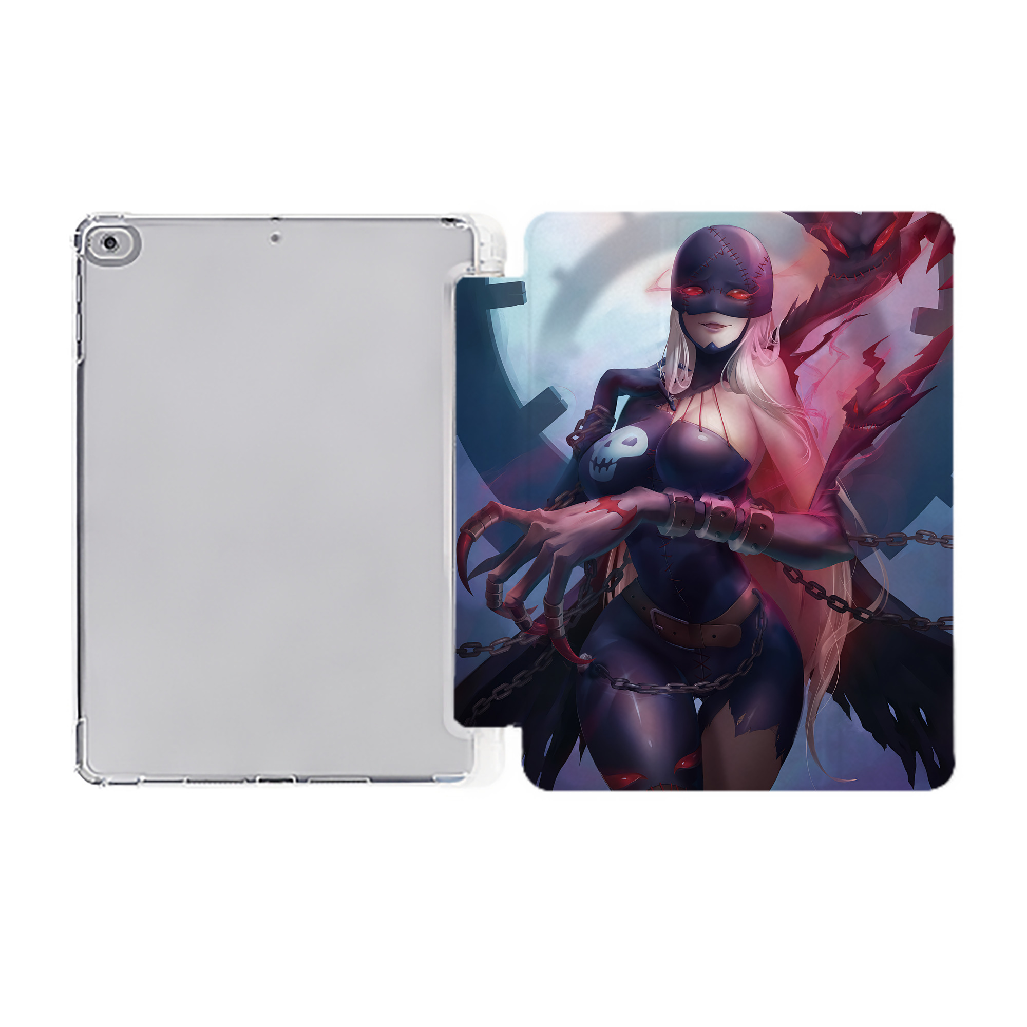 （画像用） Digimon デジタルモンスター/デジモン IPad ケース ペン収納付き 三つ折りスタンド PUレザー×シリコン 対応機種9.5/10.5/10.9インチ
